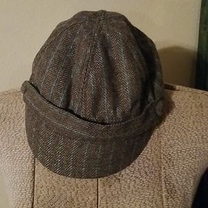 EUC PageBoy Tweed Hat